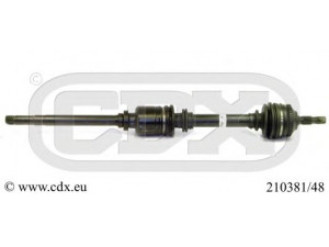 CDX 210381/48 kardaninis velenas 
 Ratų pavara -> Kardaninis velenas