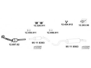 EBERSPÄCHER 12_013 išmetimo sistema 
 Išmetimo sistema -> Išmetimo sistema, visa