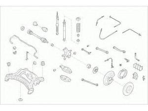 LEMFÖRDER MERCE-E-KLA-RL010 vairavimo mechanizmas; rato pakaba 
 Ašies montavimas/vairavimo mechanizmas/ratai -> Prekių paieška pagal schemą