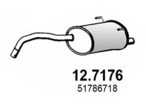 ASSO 12.7176 galinis duslintuvas 
 Išmetimo sistema -> Duslintuvas
1693702, 51786718, 51873783, 51893076
