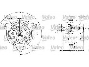 VALEO 698007 elektrovariklis, raditoriaus ventiliatorius 
 Aušinimo sistema -> Radiatoriaus ventiliatorius
7700758428, 7700782480, 7700789732