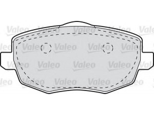 VALEO 598761 stabdžių trinkelių rinkinys, diskinis stabdys 
 Techninės priežiūros dalys -> Papildomas remontas
71754804, 77362359, 77362360, 77365789