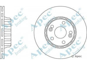 APEC braking DSK687 stabdžių diskas 
 Dviratė transporto priemonės -> Stabdžių sistema -> Stabdžių diskai / priedai
7700710644, 7700767602, 7701204289