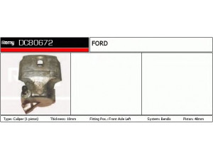 DELCO REMY DC80672 stabdžių apkaba 
 Dviratė transporto priemonės -> Stabdžių sistema -> Stabdžių apkaba / priedai
1 595 763, 5 023 218, 6 045 899