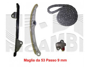 CALIBER KCC029 pavaros grandinės komplektas 
 Variklis -> Variklio uždegimo laiko reguliavimo kontrolė -> Sinchronizavimo grandinė/įtempiklis/kreiptuvas -> Pavaros grandinės komplektas
135060N010, 135400N010, 135590N010