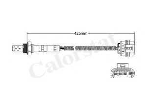 CALORSTAT by Vernet LS140450 lambda jutiklis
90540984, 90543063, 90540984