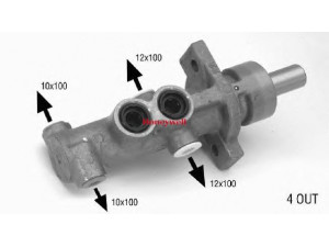 BENDIX 132895B pagrindinis cilindras, stabdžiai 
 Stabdžių sistema -> Pagrindinis stabdžių cilindras
4601H9, 4601H9