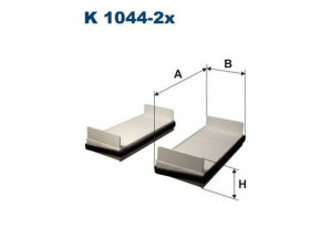 FILTRON K1044-2x filtras, salono oras 
 Šildymas / vėdinimas -> Oro filtras, keleivio vieta
09121653, 1718962, 1808609, 52470574