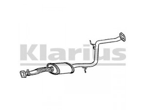 KLARIUS 210145 vidurinis duslintuvas 
 Išmetimo sistema -> Duslintuvas
BP0340300