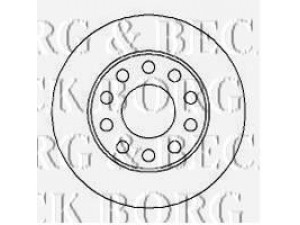 BORG & BECK BBD4273 stabdžių diskas 
 Dviratė transporto priemonės -> Stabdžių sistema -> Stabdžių diskai / priedai
8E0615601B, 8E0615601P, 8E0615601B
