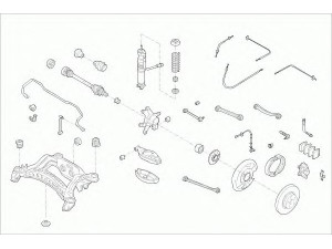 SACHS MERCE-E-KLA-RS009 vairavimo mechanizmas; rato pakaba 
 Ašies montavimas/vairavimo mechanizmas/ratai -> Prekių paieška pagal schemą