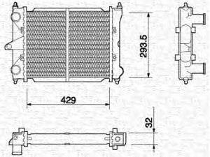 MAGNETI MARELLI 350213650000 radiatorius, variklio aušinimas 
 Aušinimo sistema -> Radiatorius/alyvos aušintuvas -> Radiatorius/dalys
867121253AB, 867121253K, 867121253K/L