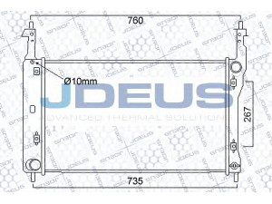 JDEUS 020M69 radiatorius, variklio aušinimas 
 Aušinimo sistema -> Radiatorius/alyvos aušintuvas -> Radiatorius/dalys
4803041, 96629056