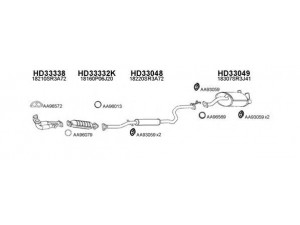 VENEPORTE 330020 išmetimo sistema 
 Išmetimo sistema -> Išmetimo sistema, visa