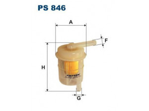 FILTRON PS846 kuro filtras 
 Techninės priežiūros dalys -> Papildomas remontas
D1007, D1013, A141491, 8942501761