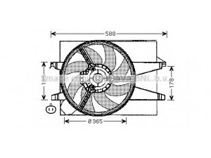 AVA QUALITY COOLING FD7541 ventiliatorius, radiatoriaus 
 Aušinimo sistema -> Oro aušinimas
1141507, 1141509, 1141511, 1145420