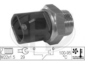 ERA 330277 temperatūros jungiklis, radiatoriaus ventiliatorius 
 Aušinimo sistema -> Siuntimo blokas, aušinimo skysčio temperatūra
13 41 011, 13 41 047, 90 242 277