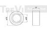 TREVI AUTOMOTIVE WB1343 rato guolio komplektas 
 Ašies montavimas/vairavimo mechanizmas/ratai -> Rato stebulė/montavimas -> Rato guolis
5027620