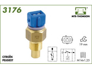 MTE-THOMSON 3176 siuntimo blokas, aušinimo skysčio temperatūra 
 Aušinimo sistema -> Siuntimo blokas, aušinimo skysčio temperatūra
0242.83, 0242.83, 336401