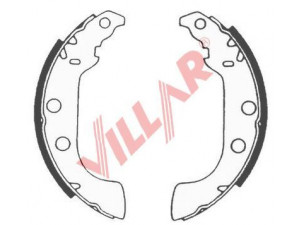 VILLAR 629.0569 stabdžių trinkelių komplektas 
 Techninės priežiūros dalys -> Papildomas remontas
424155, 4241G6, 4241J0, 4241K1