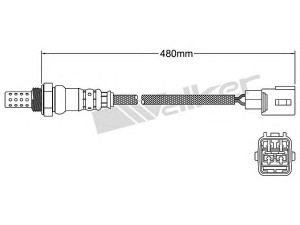 WALKER PRODUCTS 250-24777 lambda jutiklis 
 Išmetimo sistema -> Lambda jutiklis
89465 02140, 89465 02150, 89465 12750