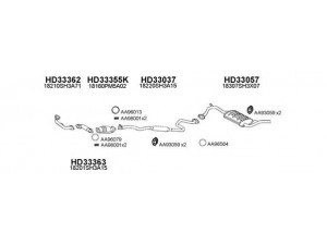 VENEPORTE 330011 išmetimo sistema 
 Išmetimo sistema -> Išmetimo sistema, visa