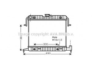 AVA QUALITY COOLING OL2085 radiatorius, variklio aušinimas 
 Aušinimo sistema -> Radiatorius/alyvos aušintuvas -> Radiatorius/dalys
1300012, 1300130, 90231319, 90443401