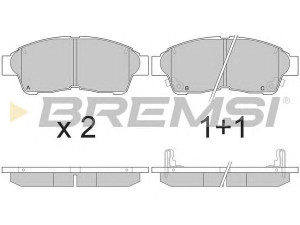 BREMSI BP2526 stabdžių trinkelių rinkinys, diskinis stabdys 
 Techninės priežiūros dalys -> Papildomas remontas
04465-12540, 04465-20120, 04465-33040