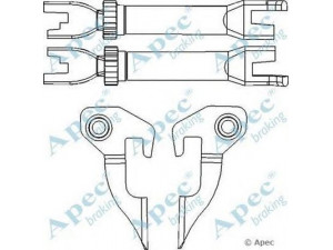 APEC braking ADB3002 stabdžių reguliatorius 
 Stabdžių sistema -> Būgninis stabdys -> Reguliatorius/dalys