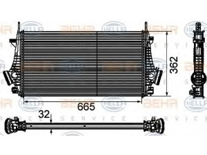 HELLA 8ML 376 746-481 tarpinis suslėgto oro aušintuvas, kompresorius 
 Variklis -> Oro tiekimas -> Įkrovos agregatas (turbo/superįkrova) -> Tarpinis suslėgto oro aušintuvas
1 302 647, 13 24 1751, 13 24 1751