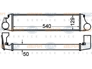 HELLA 8ML 376 776-131 tarpinis suslėgto oro aušintuvas, kompresorius 
 Variklis -> Oro tiekimas -> Įkrovos agregatas (turbo/superįkrova) -> Tarpinis suslėgto oro aušintuvas
17 51 2 246 795, 2 246 795