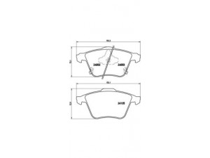 BREMBO P 49 038 stabdžių trinkelių rinkinys, diskinis stabdys 
 Techninės priežiūros dalys -> Papildomas remontas
GPYA3323ZB, GPYA3323ZC, GPYA3323ZF