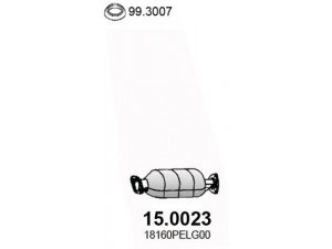 ASSO 15.0023 katalizatoriaus keitiklis 
 Išmetimo sistema -> Katalizatoriaus keitiklis
18160PELG00
