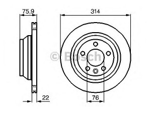 BOSCH 0 986 479 B72 stabdžių diskas 
 Stabdžių sistema -> Diskinis stabdys -> Stabdžių diskas
7L6 615 601 E, 7L6 615 601 G