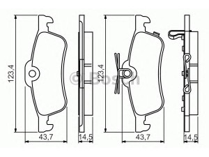 BOSCH 0 986 495 359 stabdžių trinkelių rinkinys, diskinis stabdys 
 Techninės priežiūros dalys -> Papildomas remontas
43022-TV0-E00, 43022-TV0-E01