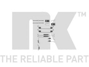 NK 7932767 priedų komplektas, stabdžių trinkelės 
 Stabdžių sistema -> Būgninis stabdys -> Dalys/priedai