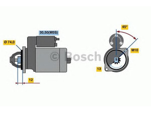 BOSCH 0 986 023 890 starteris 
 Elektros įranga -> Starterio sistema -> Starteris
05033 067AA, 05033 067AB, 5033 067AA