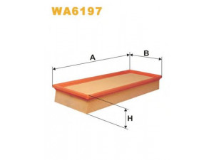 WIX FILTERS WA6197 oro filtras 
 Techninės priežiūros dalys -> Techninės priežiūros intervalai
13721707021, 13721714952, 13721750021