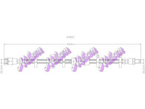 Brovex-Nelson H4012 stabdžių žarnelė 
 Stabdžių sistema -> Stabdžių žarnelės
7517466, 7563851, 7577466, 7577467