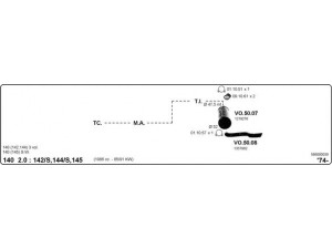 IMASAF 586000039 išmetimo sistema 
 Išmetimo sistema -> Išmetimo sistema, visa
