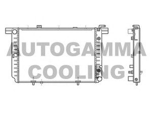AUTOGAMMA 107042 radiatorius, variklio aušinimas 
 Aušinimo sistema -> Radiatorius/alyvos aušintuvas -> Radiatorius/dalys
1295001603