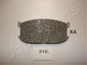 JAPANPARTS PA-316AF stabdžių trinkelių rinkinys, diskinis stabdys 
 Techninės priežiūros dalys -> Papildomas remontas
B001-49-280, B001-49-280A, B001-49-380