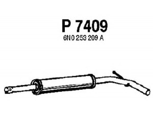 FENNO P7409 vidurinis duslintuvas 
 Išmetimo sistema -> Duslintuvas
BM50257, 6N0253209A, 6N0253209G