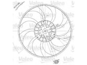 VALEO 698412 ventiliatorius, radiatoriaus 
 Aušinimo sistema -> Oro aušinimas
4403573, 4415731, 4500849, 7701049603