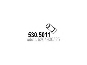 ASSO 530.5011 išleidimo kolektorius
6204900525