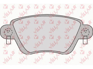 VILLAR 626.0897 stabdžių trinkelių rinkinys, diskinis stabdys 
 Techninės priežiūros dalys -> Papildomas remontas
1121892, 1121895, 1130120, 1152316