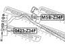 FEBEST MSB-Z34F skersinio stabilizatoriaus įvorių komplektas 
 Ašies montavimas/vairavimo mechanizmas/ratai -> Stabilizatorius/fiksatoriai -> Sklendės
MR539476