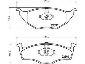 HELLA 8DB 355 008-481 stabdžių trinkelių rinkinys, diskinis stabdys 
 Techninės priežiūros dalys -> Papildomas remontas
6E0698151, 6E0698151, 6E0698151