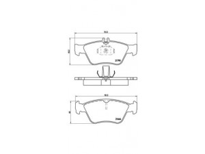 BREMBO P 50 023 stabdžių trinkelių rinkinys, diskinis stabdys 
 Techninės priežiūros dalys -> Papildomas remontas
0024204420, 0024209620, 0044200220