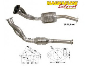 MAGNAFLOW 85875 katalizatoriaus keitiklis 
 Išmetimo sistema -> Katalizatoriaus keitiklis
858095